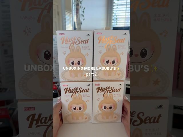 Unboxing More Labubu’s!! What will I get next?! #labubu #unboxing #collectibles #trending #shorts