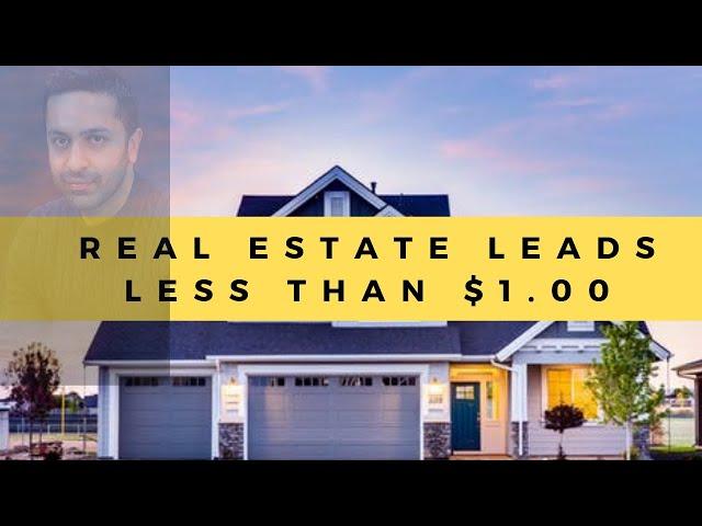 Facebook Ads - How To Get Buyer Leads Less Than $1.00 In The Real Estate Niche!