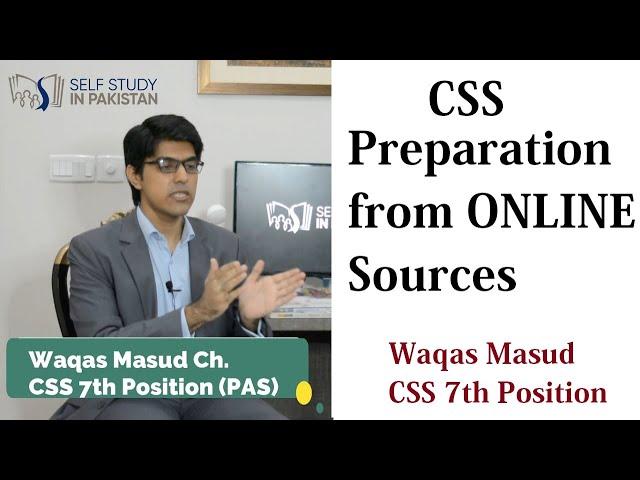 CSS Preparation from Online Sources | Waqas Masud PAS | Hamza Riaz