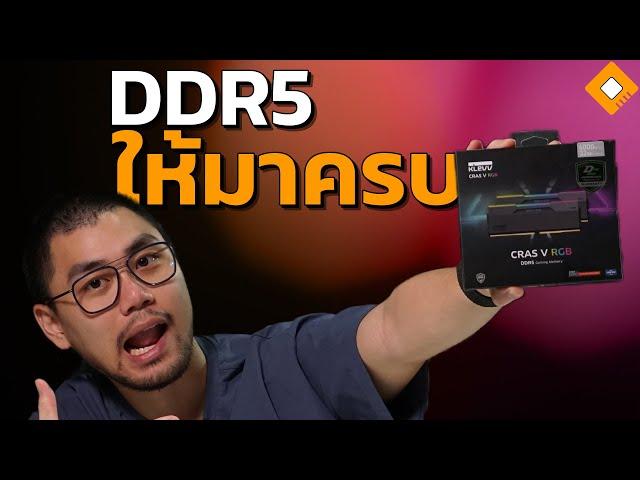 รีวิว Klevv CRAS V RGB ชุด 32GB DDR5-6000 : สเปกสายกลาง สำหรับ Gamer