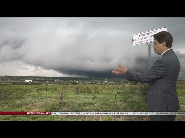 KAMR Local 4 News Severe Storm Coverage Clip: May 7, 2019