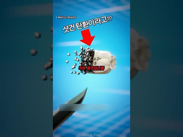 경찰에서 사용한다는 샷건 탄환 ㄷㄷ