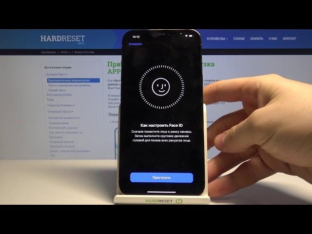 Как включить FaceID на iPhone 12 Pro Max? / Активация FaceID на iPhone 12 Pro Max