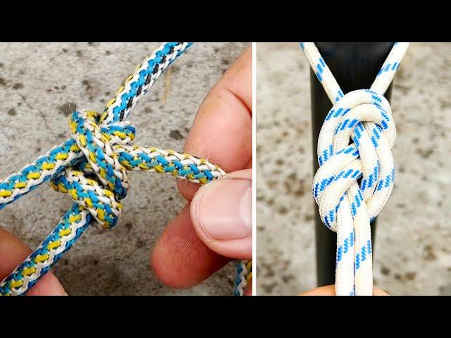 2 Knots that require ATTENTION! Midshipman's knot. Figure eight with one end