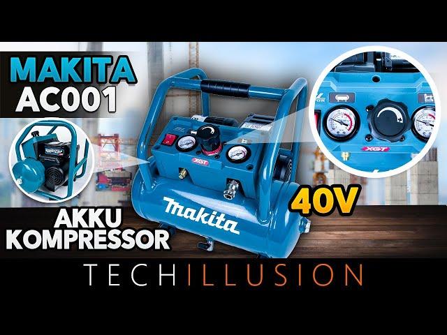 Der NEUE MAKITA AKKU KOMPRESSOR mit TANK?! - Makita 40V AC001GZ Akku Kompressor im Test - Review