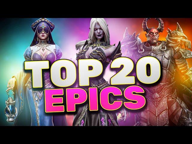 Top 20 EPIC Heroes in Watcher of Realms 2024