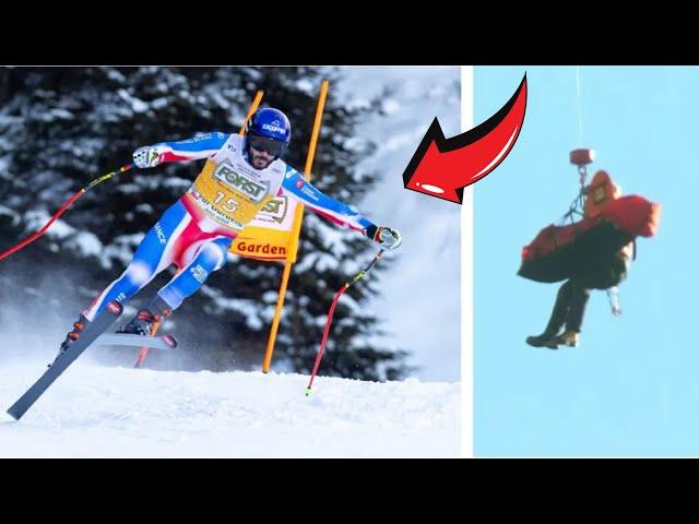 FULL VIDEO! Cyprien Sarrazin’s Shocking Crash at World Cup Downhill Race