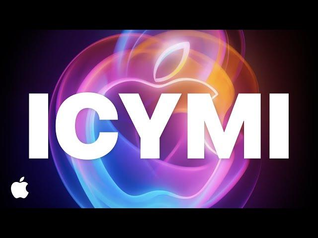 ICYMI — Apple Event Highlights