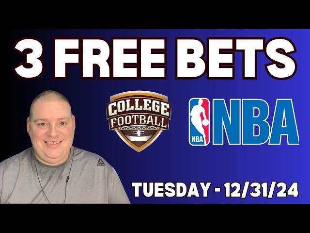 Tuesday 3 Free Picks & Betting Predictions - 12/31/24 l Craig's Picks & Parlays l #bettingpicks