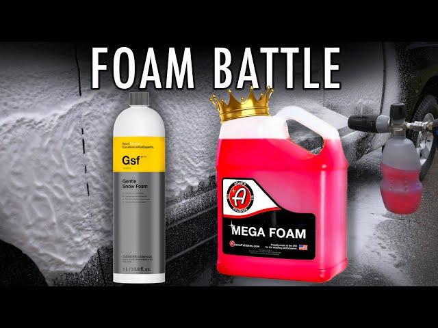 ADAMS MEGA FOAM vs KOCH CHEMIE GSF FOAM CANNON SOAP BATTLE