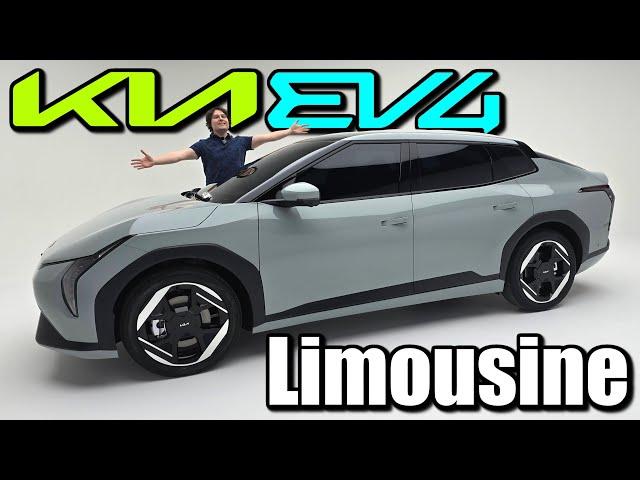 The new Kia EV4 Limousine 81.4 kWh 204 PS - First Impression Data Info Review Sedan Saloon German