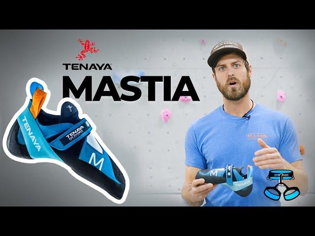 Tenaya Mastia aggressive, vegan climbing shoes