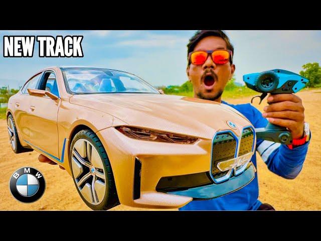 I Bought Bmw i4 Rc car & 4X4 Toyota LC80 Micro Unboxing & Track Test - Chatpat toy TV