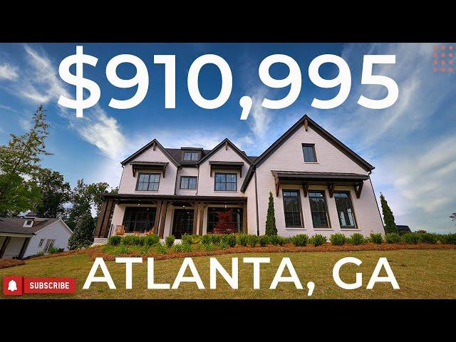 INSIDE A 6 BEDROOM TOLL BROTHERS MODERN FARMHOUSE IN ATLANTA, GA | NEW HOME TOUR | FROM LOW $900'S