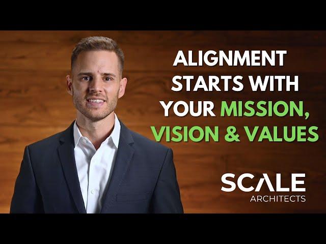 Alignment always starts with your Mission, Vision & Values