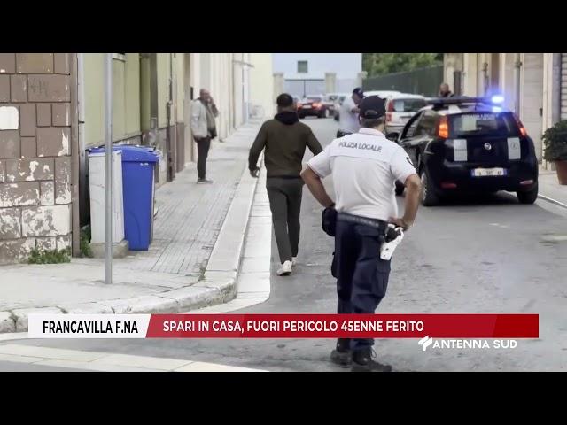 29 SETTEMBRE 2024   FRANCAVILLA FONTANA BR   SPARI IN CASA, FUORI PERICOLO 45ENNE FERITO