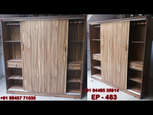 dismantle type latest model sliding door wardrobe | wardrobe | cupboard |EP.483 | sri mari furniture