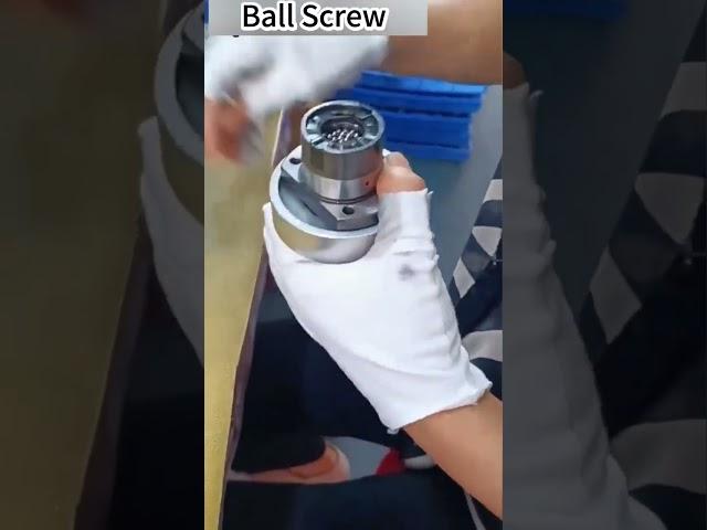 Ball Screw Installation #Industrial #assembly #automation #accessories  #highprecision  #factory