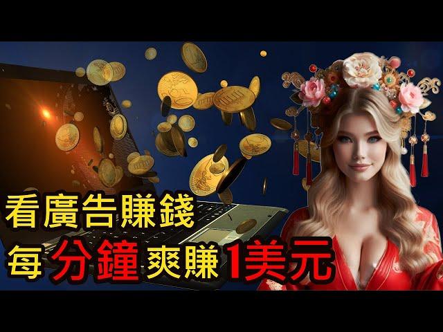 [國語] 最新觀看Google廣告賺錢方法｜平均每分鐘爽賺1美元｜手把手保姆級教學｜簡單快速賺錢｜在家賺錢 Earn At Home