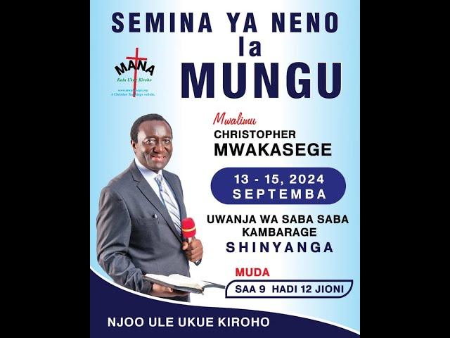 3: NGUVU YA SAUTI YA DAMU YA YESU KATIKA MIFUMO  || MWL CHRISTOPHER MWAKASEGE