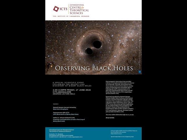 Black Hole Astrophysics by Ramesh Narayan