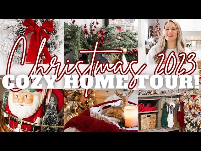 COZY CHRISTMAS HOME TOUR 2023 | RUSTIC HOME DECOR | CHRISTMAS DECOR | HOUSE TOUR | MarieLove