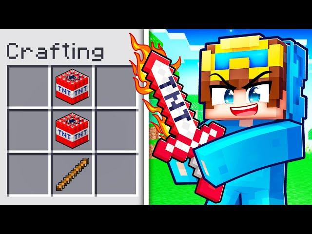 Minecraft But There Is CUSTOM SWORDS!