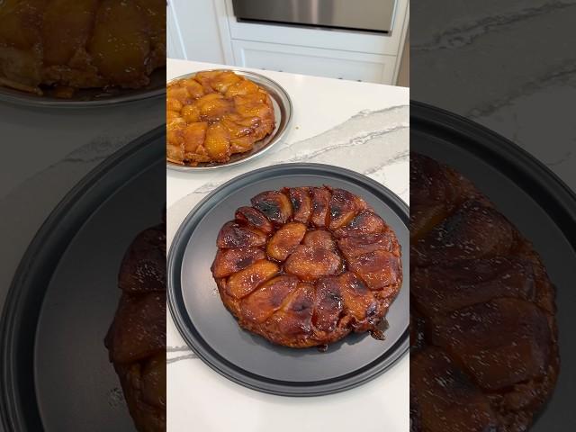 My mother in law makes her famous apple tarte tatin!! Easy holiday desserts!