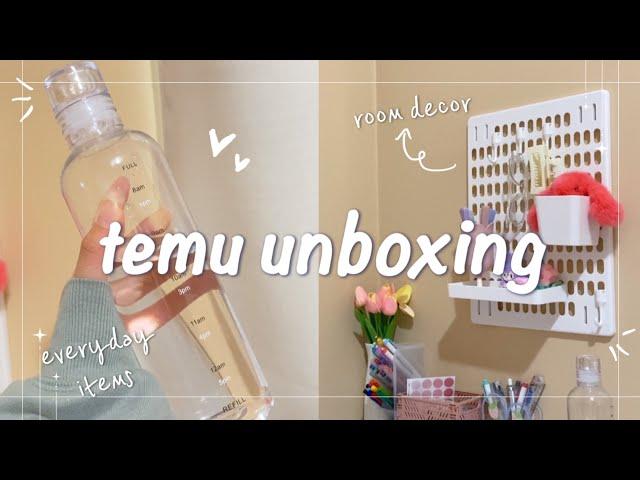 temu unboxing | room decor, everyday items 