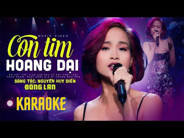 KARAOKE Con Tim Hoang Dại | Nhạc & Lời: Nguyễn Huy Điền