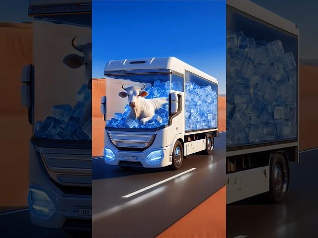  Grandma, the Cow, and the Ice Truck  #ai #aishort