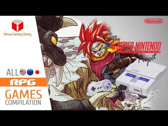 All SNES/Super Nintendo RPG Games Compilation - Every Game (US/EU/JP)