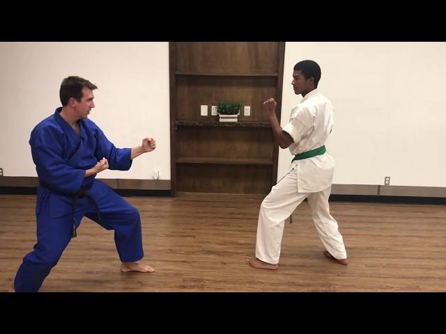 Shotokan Karate - Jiyu Ippon #2 Jodan (Face Punch) by Paul Gale Network