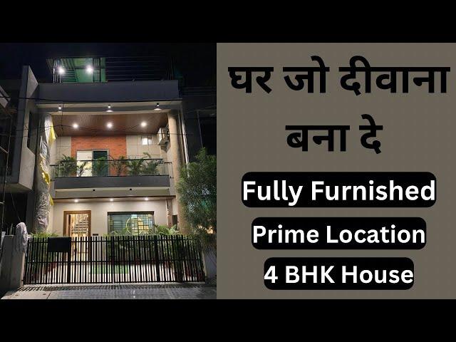 VN94 | 4 BHK Ultra Luxury Fully Furnished Villa with Modern Architectural Design For Sell In Indore