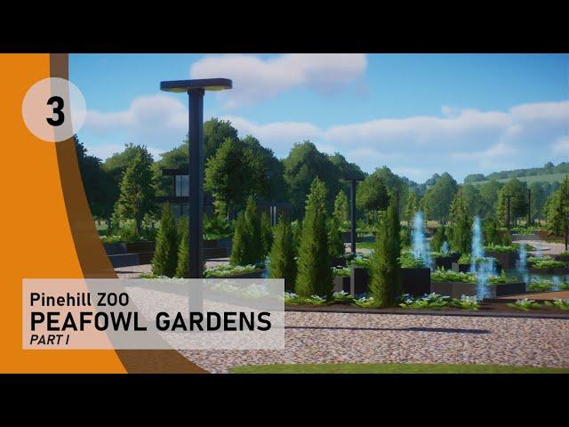 Peafowl Garden Pt. 1 | Pinehill Zoo Ep. 3 | Planet Zoo Speedbuild