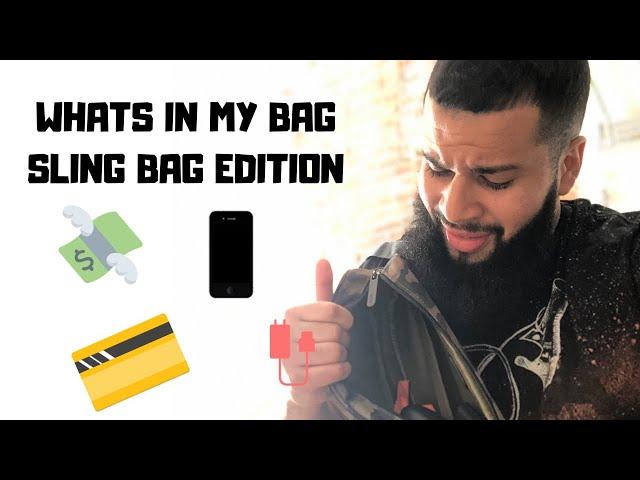 WHATS IN MY BAG!? Sling edition aka the “Manny pack”