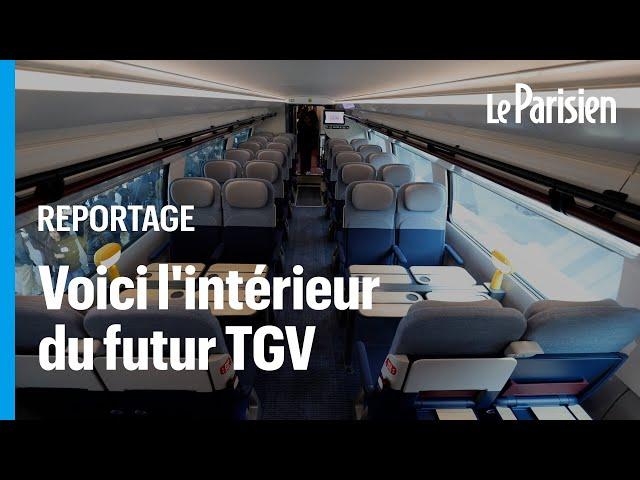 « Un wagon-bar sur 2 étages » : découvrez l’intérieur du futur TGV