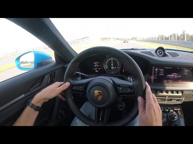 Porsche 992 GT3 track test Moscow Raceway