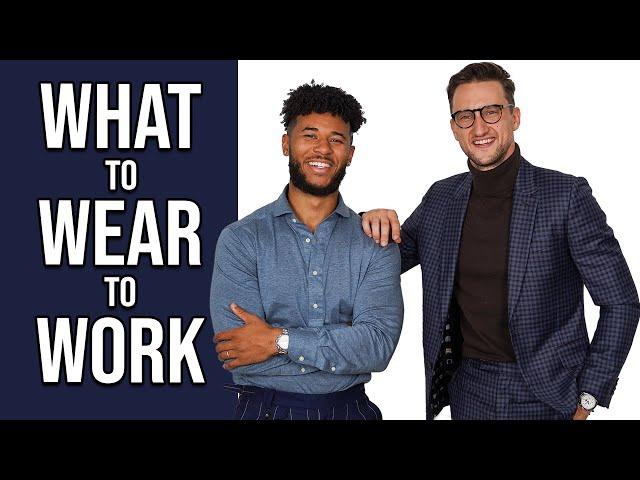 8 Casual Work Outfits for Men | Office Style Inspiration with Trey Bryant