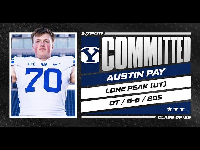 WATCH: Austin Pay commits to BYU | No. 3 Player In Utah