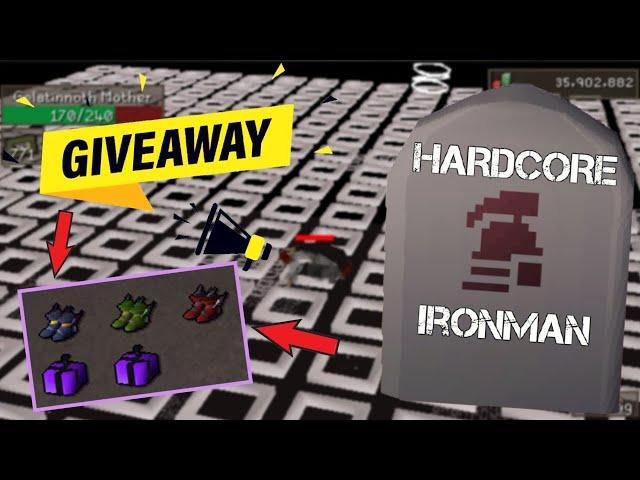 RIP MY HCIM?! NO WAY THIS HAPPEND!! (VERY BIG GIVEAWAY) - Zaros RSPS