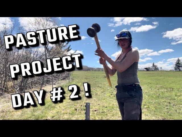 Continuing With Fencing | Ranching In Nova Scotia, Canada