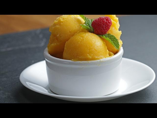 3-Ingredient Mango Sorbet