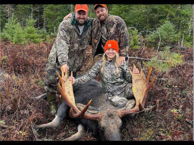 Opening Day Big Bull Down | 2024 Maine Moose Hunt Zone 4