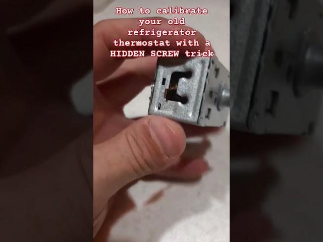 How to fix any old/new refrigerator/freezer automated switch off with the HIDDEN SCREW TRICK
