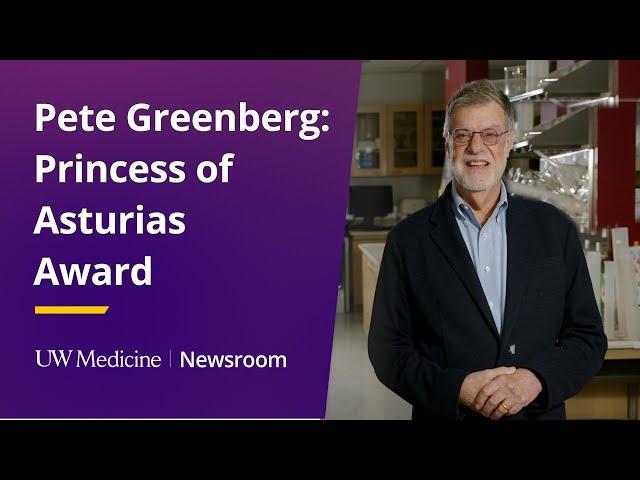 E. Peter Greenberg is a 2023 Princess of Asturias Award winner | UW Medicine