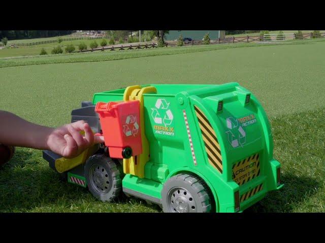 Maxx Action 3-N-1 Maxx Recycler - Garbage Truck Toy for Kids