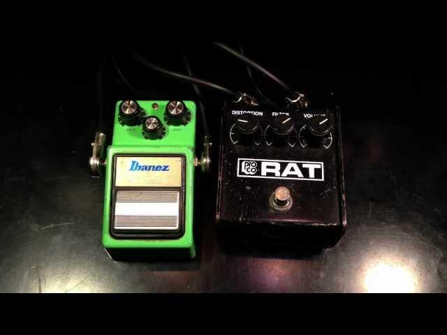 Vintage Ibanez TS9 vs Vintage ProCo RAT