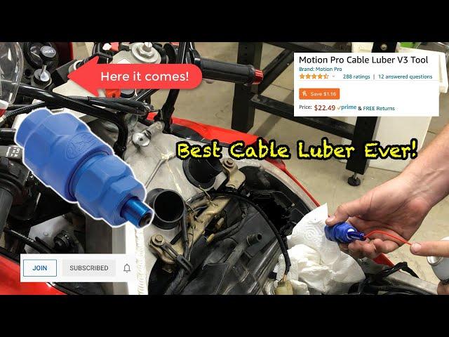 Best cable luber EVER! Motion Pro Cable Luber V3 How to lube your cables #maintenance #motionpro