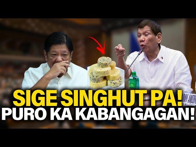 PURO KANALANG SINGHOT! PRES DUTERTE NANAWAGAN NA DE LIMA AT LUISTRO BUTATA NANAMAN